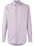 Ermenegildo Zegna Checked Shirt, Men's, Size: Xl, Pink/purple, Cotton