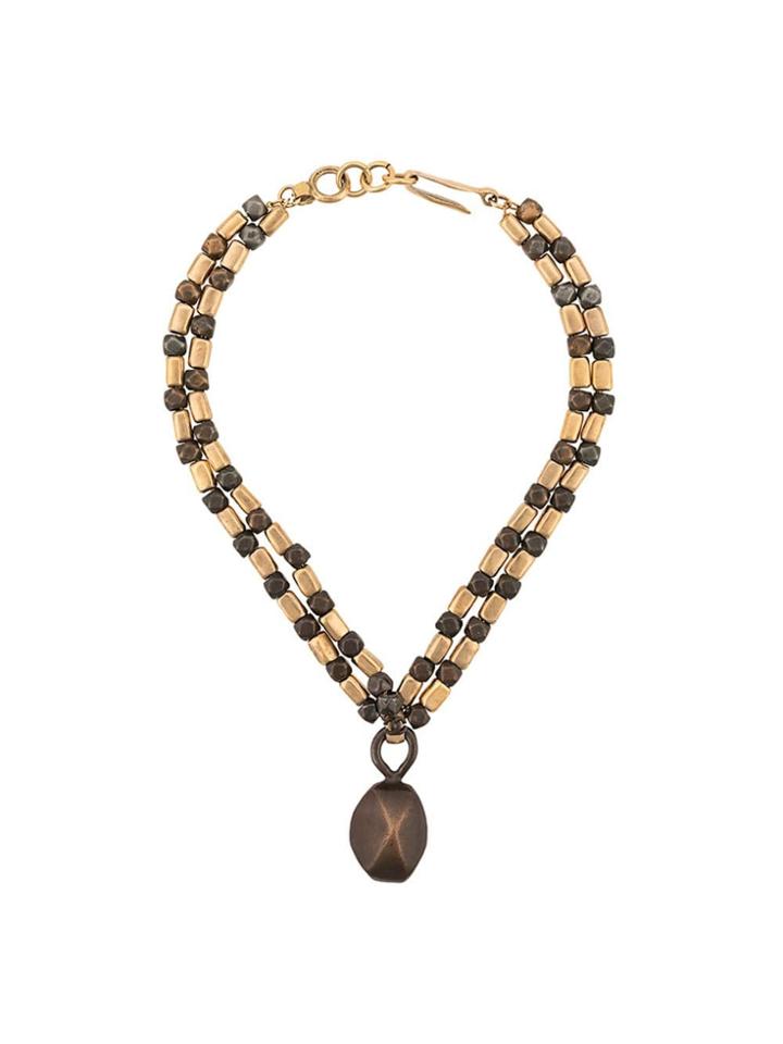Chanel Vintage Art Nuggets Necklace - Gold