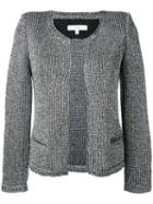 Iro 'wallace' Metallic (grey) Knit Jacket, Women's, Size: 42, Cotton/polyester/viscose/viscose