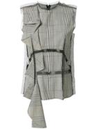 Maison Margiela Décortique Ruffle Top - Black