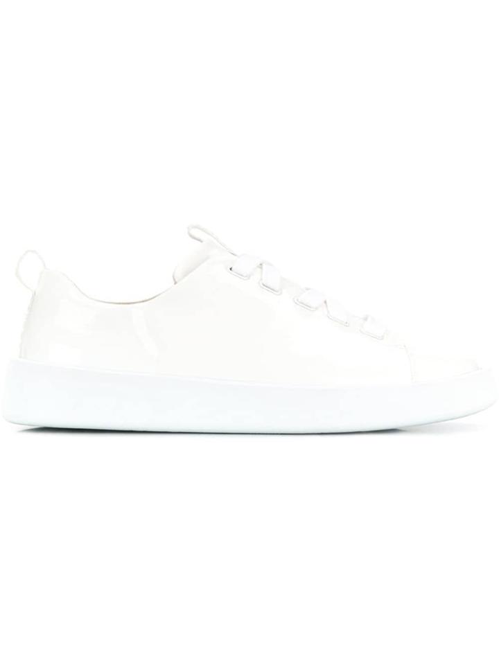 Camper Lab Patent Lace-up Sneakers - White