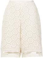 See By Chloé Crochet Shorts - White