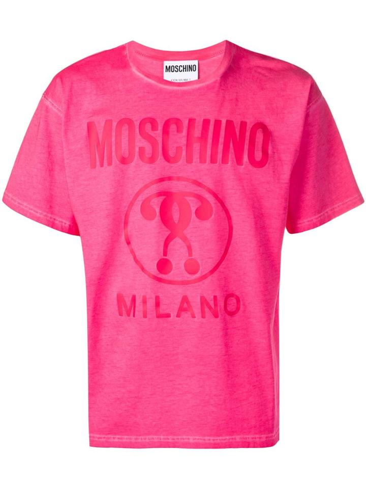 Moschino Regular Logo T-shirt - Pink