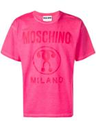 Moschino Regular Logo T-shirt - Pink