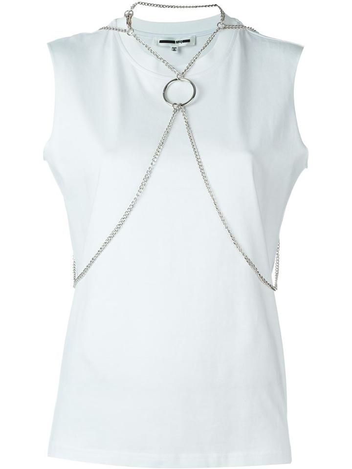 Mcq Alexander Mcqueen Chain Harness Tank Top