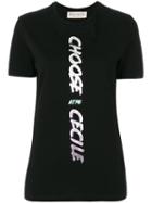 Être Cécile - Choose Être Cécile T-shirt - Women - Cotton - M, Black, Cotton