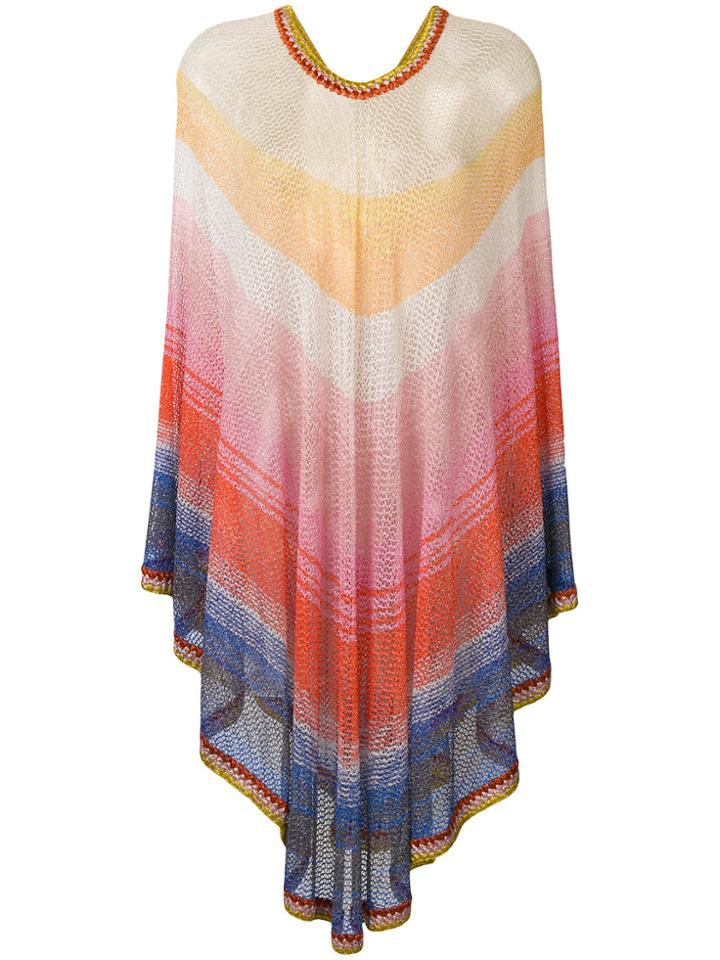 Missoni Mare Chevron Beach Poncho - Multicolour