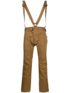 Dsquared2 Zip Detail Cargo Trousers With Suspenders - Neutrals
