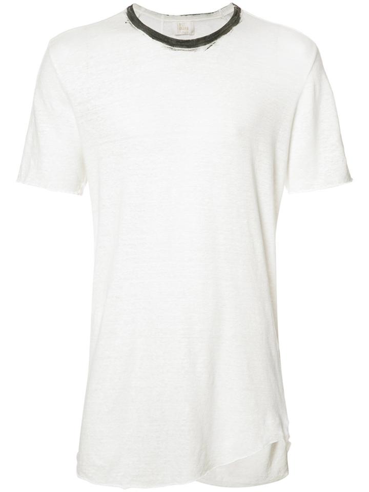 Lost & Found Ria Dunn Contrasting Neck T-shirt - White