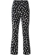Altuzarra Dotted Print Flared Trousers