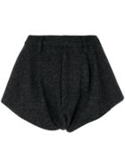 Maison Margiela High Waist Tailored Shorts - Black