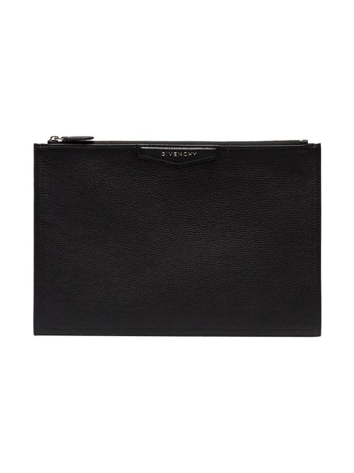 Givenchy Giv Blk Antigona Lrg Pouch - Black