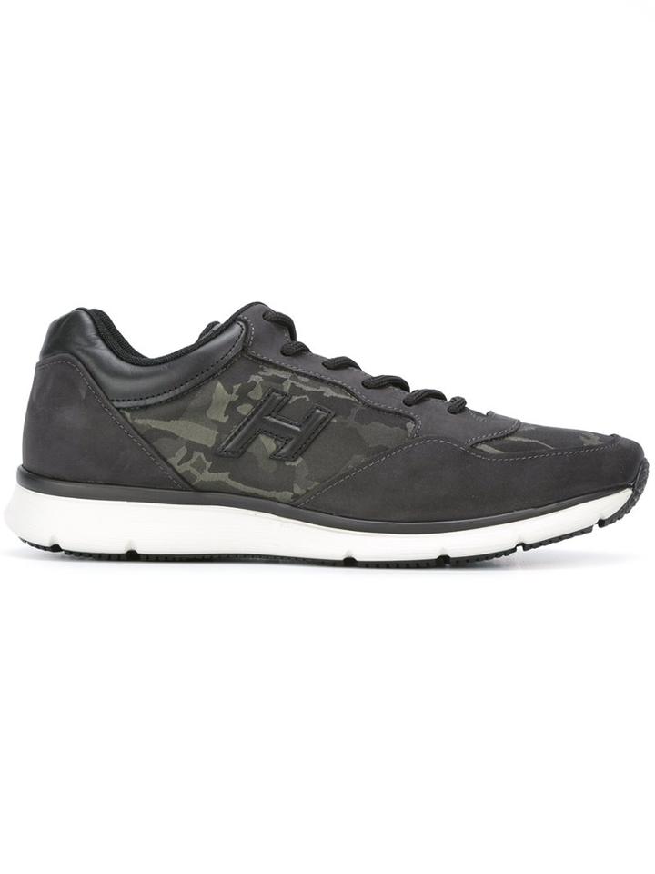Hogan Camouflage Print Sneakers