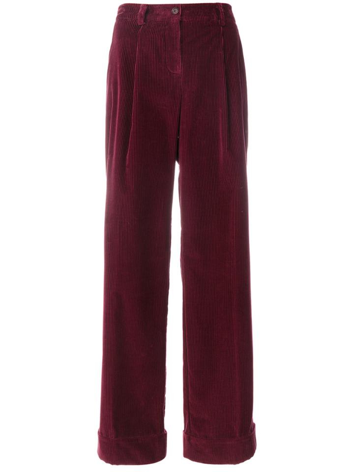 P.a.r.o.s.h. Camden Trousers - Pink & Purple
