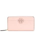 Tory Burch Continental Zipped Purse - Pink & Purple