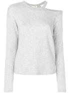 Rag & Bone Cut-detail Sweater - Grey