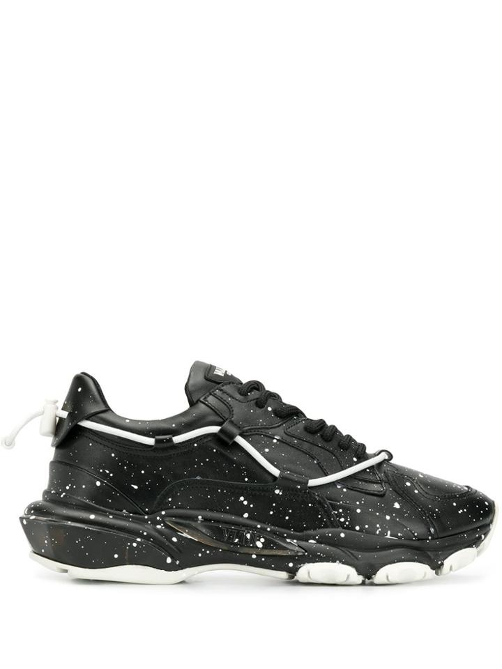 Valentino Valentino Garavani Paint Splat Sneakers - Black
