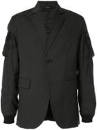 Komakino Button Tailored Jacket - Black