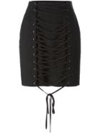 Jean Paul Gaultier Vintage Corset Skirt, Women's, Size: 40, Black