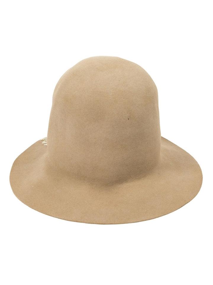 Horisaki Design & Handel Elevated Felt Hat - Nude & Neutrals