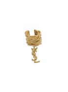 Saint Laurent Opyum Monogram Earring - Gold