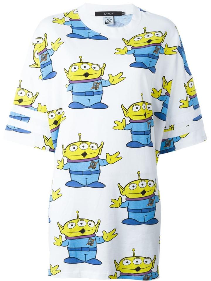Joyrich Aliens Print Oversized T-shirt