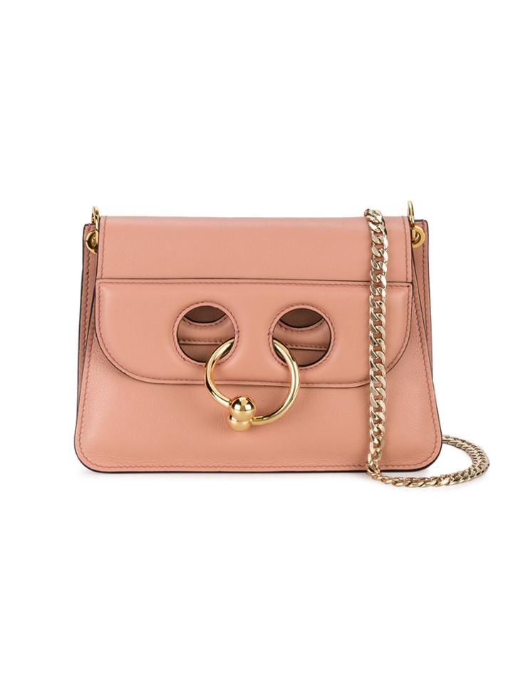 Jw Anderson Mini Dusty Pink Pierce Messenger Bag - Pink & Purple