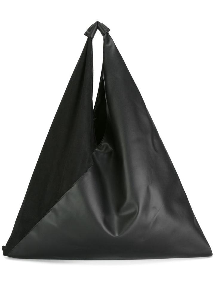 Mm6 Maison Margiela Oversized Tote, Women's, Black, Polyester/polyurethane