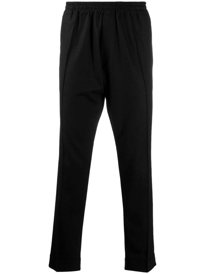 Jil Sander Casual Tapered Trousers - Black