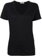 Rag & Bone /jean Classic V-neck T-shirt, Women's, Size: Large, Black, Cotton