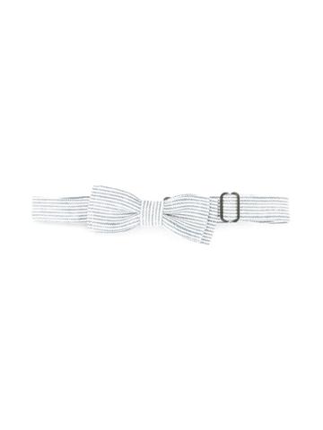 Tartine Et Chocolat Striped Bow Tie - White