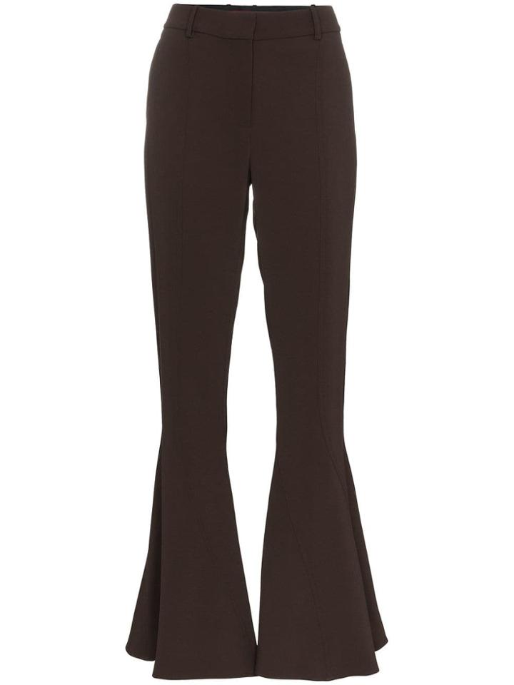 Sies Marjan Ramsey Stretch Flare Trousers - Brown