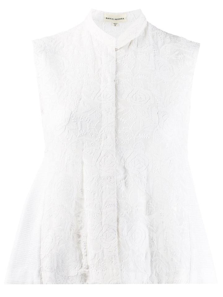 Rahul Mishra Rosette Dress - White