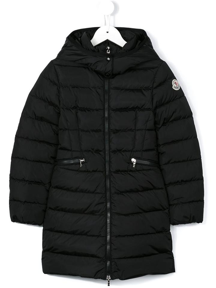 Moncler Kids 'charpal' Padded Coat, Girl's, Size: 10 Yrs, Black