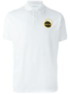 J.w. Anderson Orbital Patch Polo Shirt, Men's, Size: L, White, Cotton