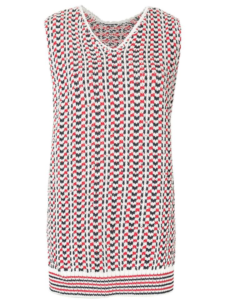 Coohem Long Knitted Vest - Multicolour