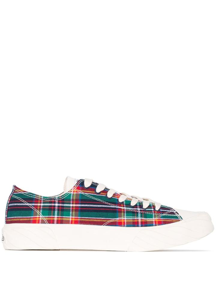 Age Tartan Low-top Sneakers - Green