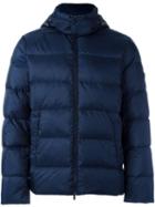 Michael Kors Hooded Puffer Jacket, Men's, Size: Small, Blue, Feather Down/nylon