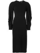 Victoria Beckham Back Zip Dress - Black