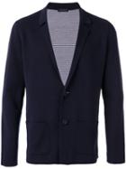 Z Zegna Patch Pockets Blazer, Men's, Size: Large, Blue, Cotton