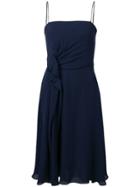 Emporio Armani Gathered Waist Dress - Blue