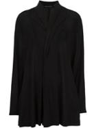 Yohji Yamamoto Double Collar Blouse, Women's, Size: 1, Black, Cotton/rayon
