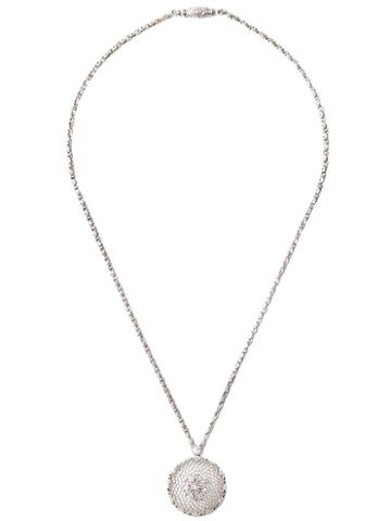 Buccellati 18kt White Gold Buccellati Diamond Pendant Necklace -