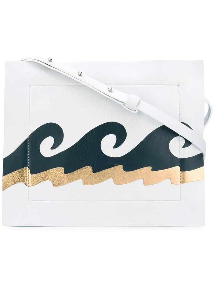 Corto Moltedo 'rose Pochette' Lido Shoulder Bag, Women's, White, Nappa Leather