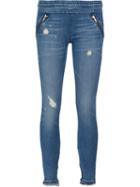 Rta 'pull On' Skinny Jeans, Women's, Size: Xs, Blue, Cotton/polyurethane