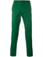 Paul Smith Slim Fit Trousers, Men's, Size: 32, Green, Cotton/spandex/elastane