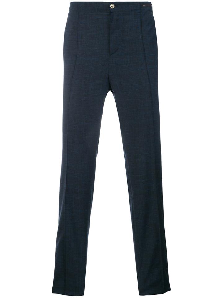 Pt01 Traveller Relaxed Fit Trousers - Blue