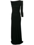 Dsquared2 Asymmetric Long Dress - Black