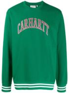 Carhartt Wip Logo Print Sweatshirt - Green