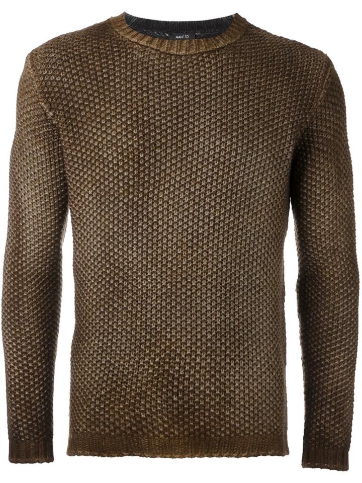 Avant Toi Faded Pullover